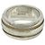 Tiffany & Co Tiffany Vintage Grooved Double Line Band Ring Silber