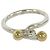 Anillo Double Hook & Eye Band Tiffany & Co. Plata Dorado
