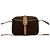 Céline CELINE Vintage Macadam Blazon Triomphe Logo Mini Schultertasche Braun