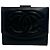 Timeless Chanel Vintage Large Coco Lambskin Bi-fold Wallet Black