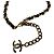Chanel Coco Mark Key Motif Halskette B17A für Damen Schwarz Golden - Ansicht 5