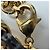 Chanel Coco Mark Key Motif Halskette B17A für Damen Schwarz Golden - Ansicht 7