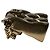 Spilla Motif Borsa Matelassé Chanel D'oro - vista 3