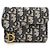 Christian Dior Navy Tri-fold Wallet Marineblau