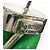 Orecchini Twist in pelle e argento sterling 925 Bottega Veneta Verde - vista 7