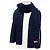 Hermès Stola in cashmere e pelle HERMES Blu navy - vista 2