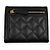Chanel AP0231 Caviar Skin Matelassé Classic Small Flap Wallet Nero - vista 3