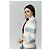 Christian Dior Boutique Giacca lunga patchwork denim e pizzo Bianco Blu - vista 19