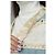 Christian Dior Boutique Giacca lunga patchwork denim e pizzo Bianco Blu - vista 9