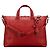 Autre Marque Borsa da viaggio Ferrari in pelle rossa Rosso