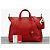 Autre Marque Borsa da viaggio Ferrari in pelle rossa Rosso - vista 4