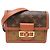 Louis Vuitton Dauphine Mini Schultertasche Braun