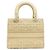 Borsa Christian Dior Lady D-Lite Medium Beige - vista 2