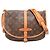 Borsa a tracolla Saumur 30 da donna Louis Vuitton Marrone - vista 2