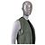 Balenciaga Colorblock Kleid mit Lederdetails - Ansicht 6