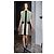 Balenciaga Colorblock Kleid mit Lederdetails - Ansicht 7