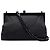 Prada Black Tessuto Kisslock Frame Chain Crossbody Nero