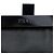 Prada Black Tessuto Kisslock Frame Chain Crossbody Nero - vista 5