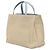 Salvatore Ferragamo Ferragamo Beige Ferragamos Creations Tote in Raffia Medium - vista 2