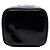 Vanity Beauty case Chanel Black CC in vernice Nero - vista 3