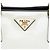 Bolsa Prada White Medium Spazzolato Leather Open Promenade - vista 5