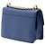 Borsa a tracolla con catena e chiusura Turnlock in Saffiano blu Prada Blu scuro - vista 2