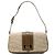 Céline Celine Brown C Macadam Canvas Schultertasche mit Klappe Braun Beige