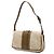 Céline Celine Brown C Macadam Canvas Schultertasche mit Klappe Braun Beige - Ansicht 2