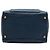 Tote convertibile aperto con tasca frontale in Vitello Daino blu Prada - vista 3