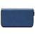 Prada Blue Saffiano Double Zip Long Wallet