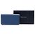 Prada Blue Saffiano Double Zip Long Wallet - view 7