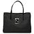 Tote in tela Zucca nera Fendi Nero
