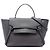 Céline Borsa a tracolla Celine Gray Mini Leather Belt Bag Marrone Grigio antracite