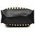 Fendi Mini Fazzuolo Handtasche aus schwarzem Leder - Ansicht 3