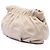 Pochette Prada Brown Vitello Daino Ruched Marron Beige - vue 2