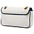Borsa a tracolla Gucci White Medium GG Marmont Matelasse Diagonal Calfskin Torchon Bianco Bianco sporco - vista 2