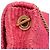 Saint Laurent Kate Monogram Crossbody-Bag aus Raphia in Pink, Größe Medium - Ansicht 9