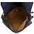 Fendi Blue Zucchino Canvas Crossbody Blu navy - vista 4