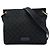 Borsa a tracolla Gucci in tela GG nera Nero
