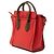 Céline Celine Nano Bicolor Leder Luggage Tote in Rot - Ansicht 2