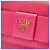 Portafoglio Prada Pink Saffiano Lux con fiocco e tracolla Rosa - vista 5