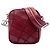 Borsa Camera Chanel Red CC in jersey e pelle di agnello con effetto squame Rosso Bordò