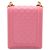Chanel Boy Flap North South in agnello trapuntato rosa - vista 2