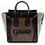 Céline Celine Brown Mini Tricolor Kalbsleder Luggage Tote Braun
