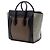 Céline Celine Brown Mini Tricolor Kalbsleder Luggage Tote Braun - Ansicht 2