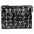 Clutch Fendi Black FF 1974 Nylon Camouflage Nero