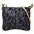 Fendi Blue Zucchino Denim Crossbody Blu navy