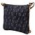 Fendi Blue Zucchino Denim Crossbody Blu navy - vista 2