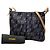 Fendi Blue Zucchino Denim Crossbody Blu navy - vista 7