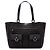 Tote Abbey in denim GG marrone Gucci con tasca e anello a D Marrone scuro